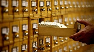 stock-footage-library-card-catalog